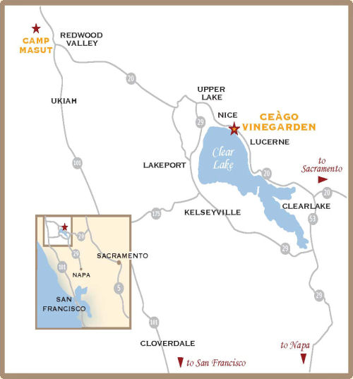 Ceago Driving Map
